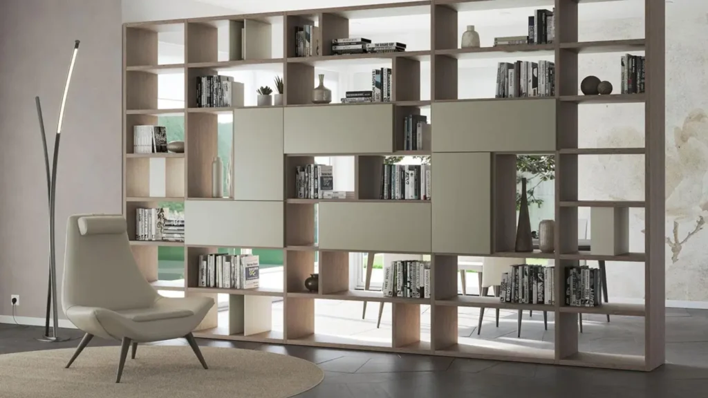Partition designs between living dining