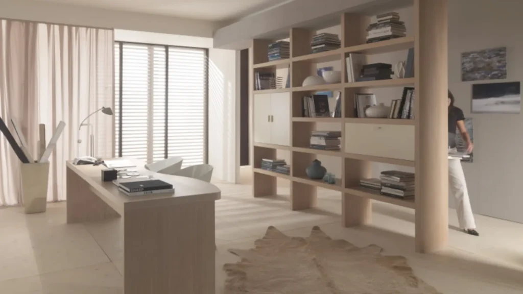 Partition designs between living dining